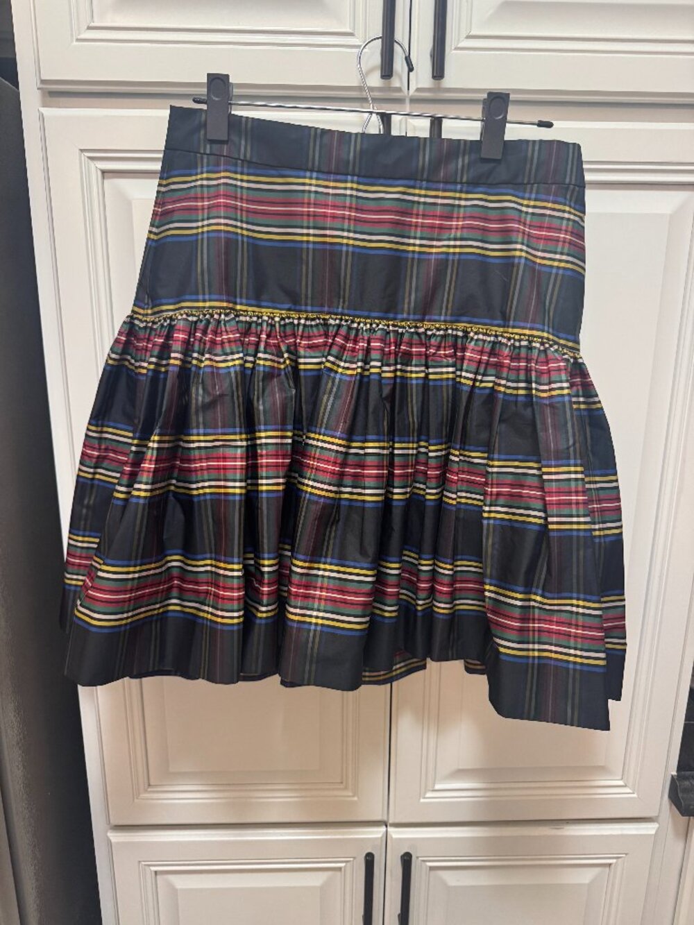 NWT J.Crew tartan plaid taffeta skirt